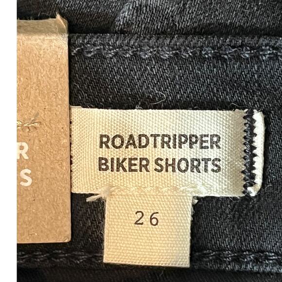 Madewell shorts Roadtripper supersoft biker black size W 26 - Picture 4 of 5